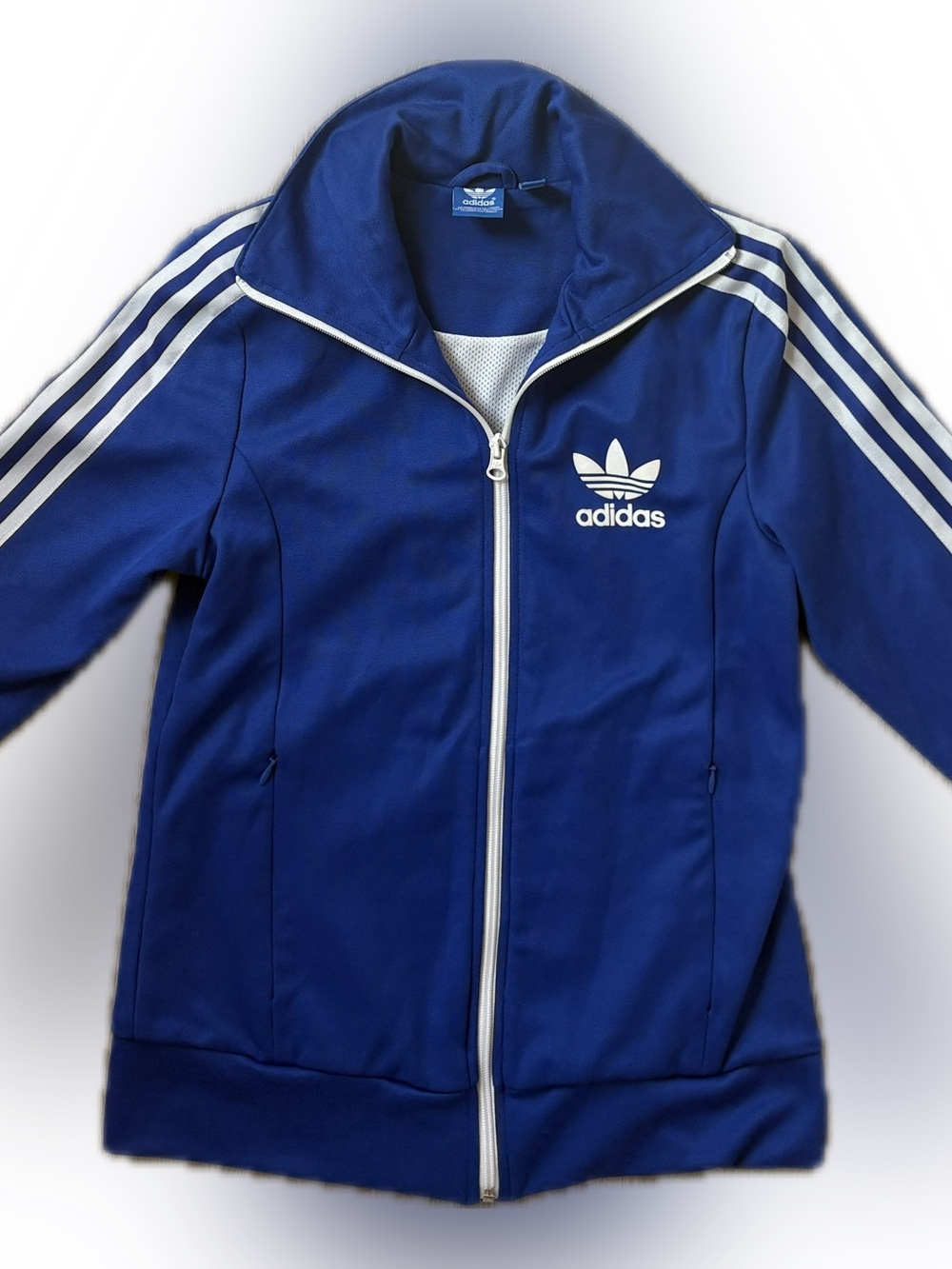 Adidas Originals Trefoil Euro Track Jacket Blue Streetwear Loungewear Athleisure